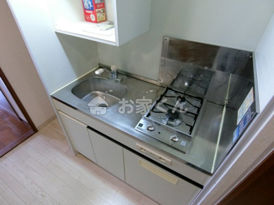 【キッチン】 | メゾン・ド・ヴィレ須磨 | システムキッチン(2口ガスコンロ)