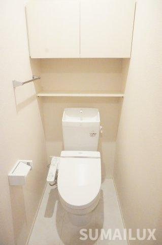 熊本市北区清水亀井町のアパートのトイレ
