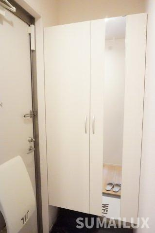 熊本市北区清水亀井町のアパートの玄関