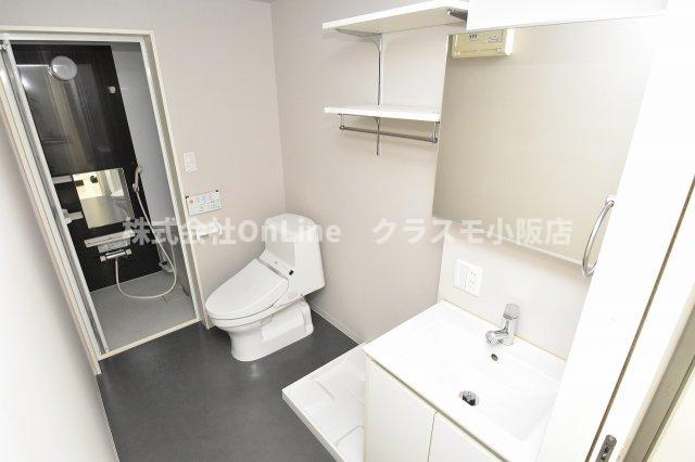 クレセントコートの洗面所