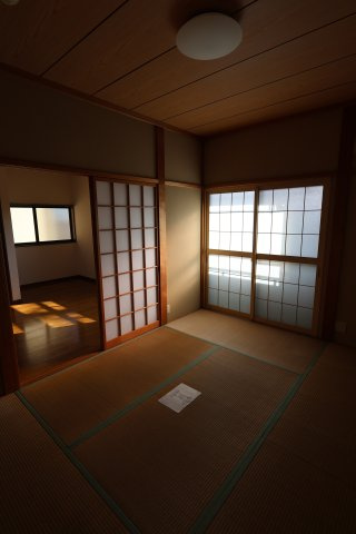 コーポぱーぷるの和室