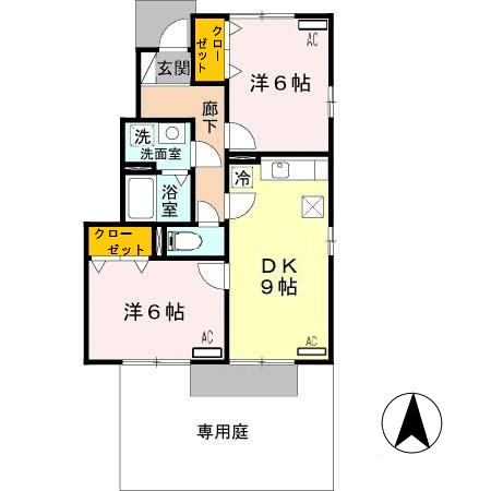 【間取り】 | エピ モンテ A棟