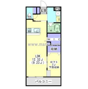 都城市下川東１丁目のビルの間取り|1R×8戸