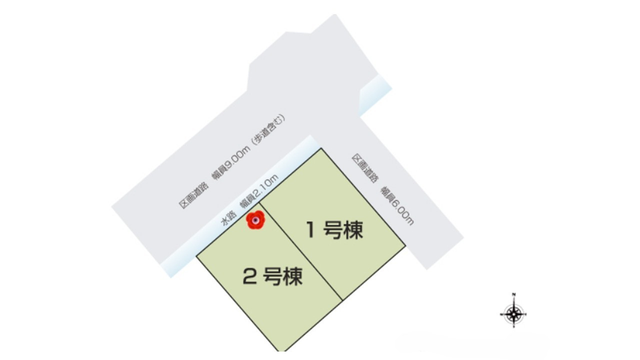 石原1号棟　区画図