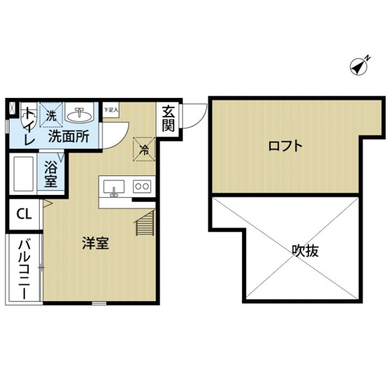 【間取り】 | bellezza高宮 | 現況優先。
