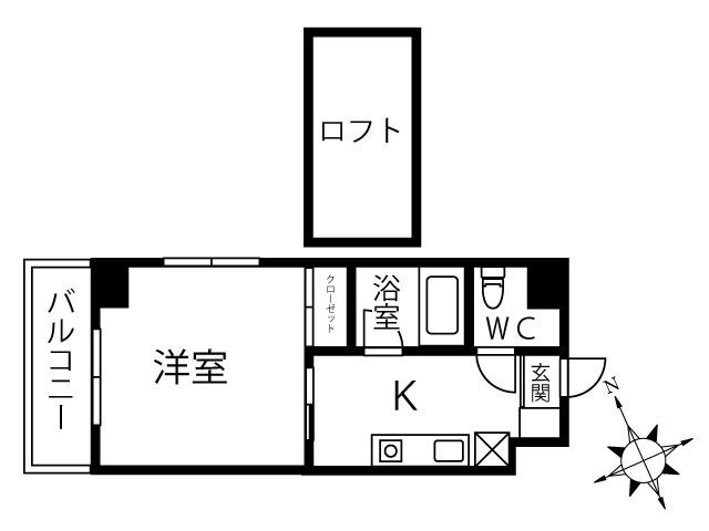【間取り】 | コンパルティモン大濠 | 現況優先。