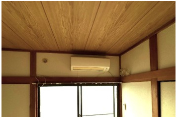 【設備】 | 富士ハイム | 暑い夏や寒い冬に大活躍！和室6帖のお部屋にあるエアコンです☆冷暖房完備で1年中快適に過ごせます♪