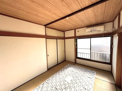 【和室】 | 富士ハイム | 南西向き和室6帖☆赤ちゃんのごろごろやハイハイはやっぱり和室がよかったりします♪エアコン付きで1年中快適に過ごせますね☆