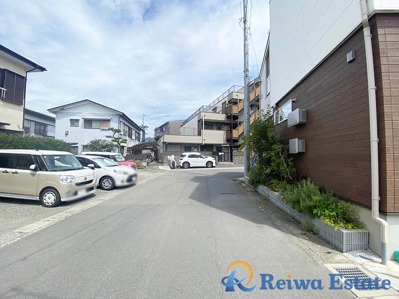 未入居戸建　高座郡寒川町小谷1丁目の前面道路含む現地写真