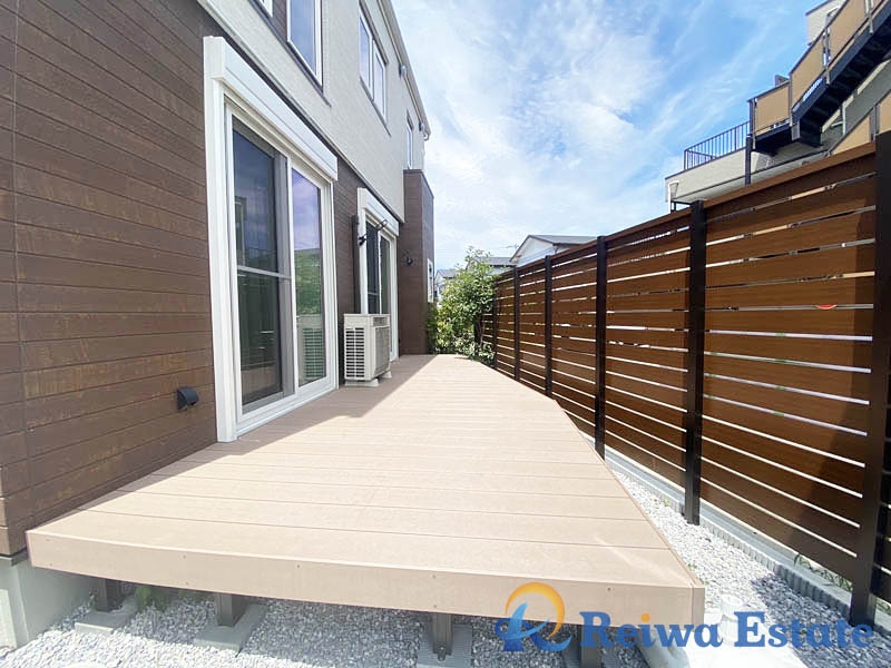 未入居戸建　高座郡寒川町小谷1丁目のバルコニー