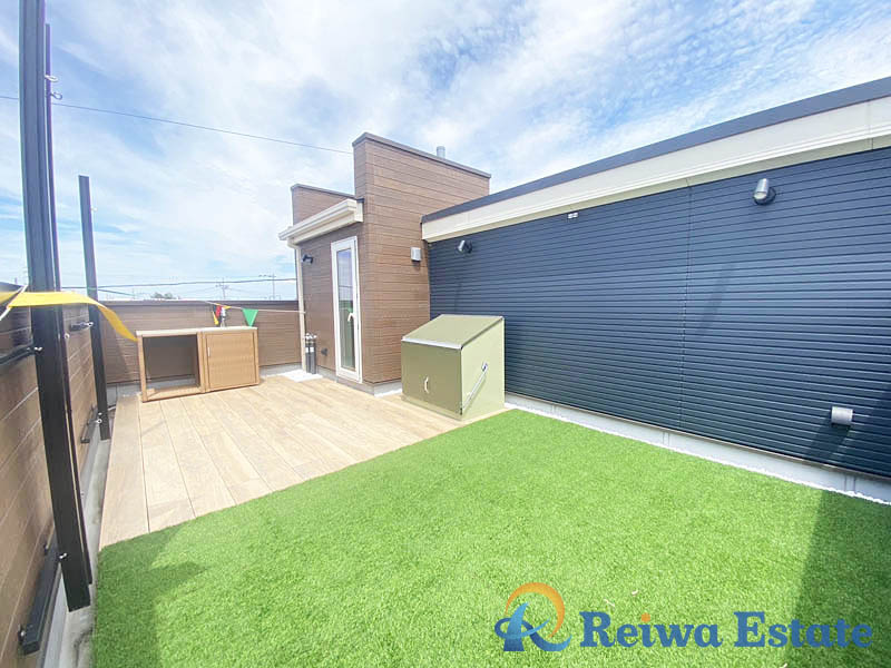 未入居戸建　高座郡寒川町小谷1丁目のバルコニー