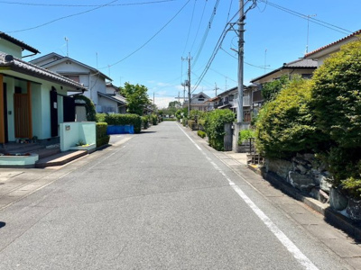 【前面道路含む現地写真】 | 邑楽郡大泉町朝日5丁目811-17　売地
