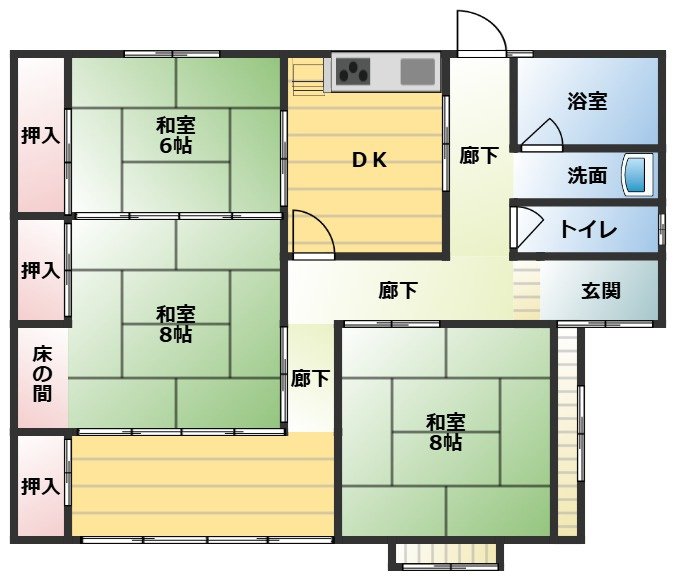【間取り】の画像