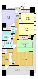 【間取り】 | ベスタ久留米国分