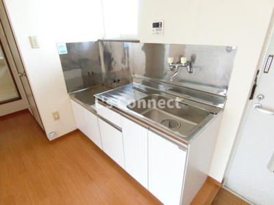 【キッチン】 | ひより台インプスＡ棟 | ２口ガスコンロ設置可能なキッチン。