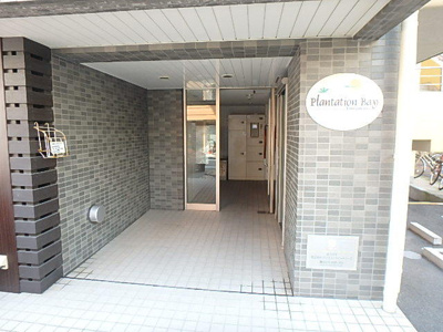 オートロック付きのエントランス