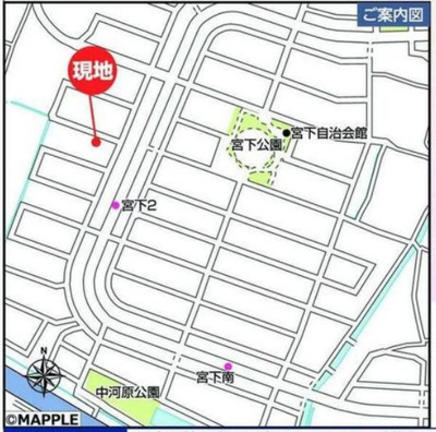 【地図】 | 神戸市西区宮下2丁目　新築戸建1号棟　仲介手数料無料！ | 西区宮下2　新築1号棟　仲介手数料無料！