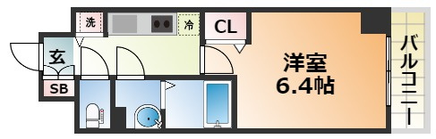 プレサンスみなと元町駅前の間取り