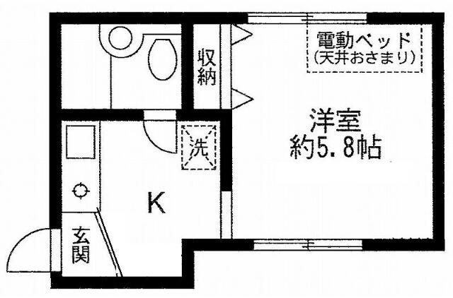 ピア国立の間取り