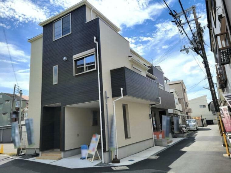 門真市沖町　未入居一戸建ての外観|新しい生活にいかがでしょうか？外観はお住まいの顔になります。こだわりたいポイントですね。外壁塗装や屋根塗装のご相談も承っております。
■現地内覧・資金計画相談・住宅ローン相談もお問合せ受付中■