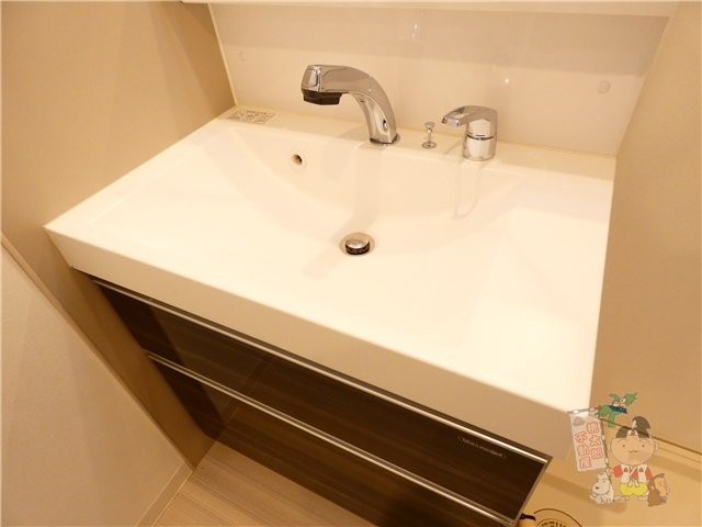 ウッドコート御南の洗面所