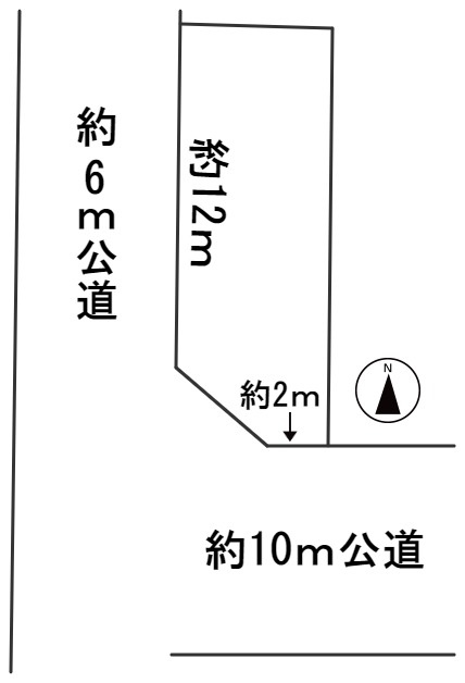 ６３６８７　大垣市割田１丁目土地の区画図