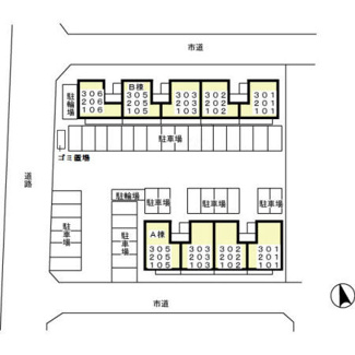 【区画図】 | ラ　ルーナA