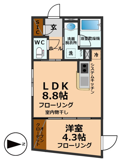 【間取り】 | グローリオシェルト永福町