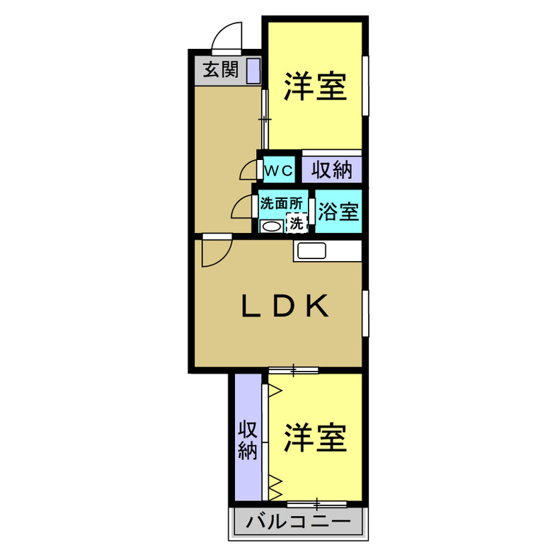サンシャイン藤の間取り