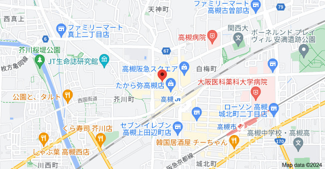 アークハイツ島津の地図