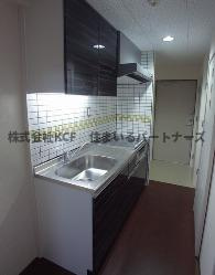 Mark Avenue Tower 久留米のキッチン|コンパクトなキッチンで掃除もラクラク