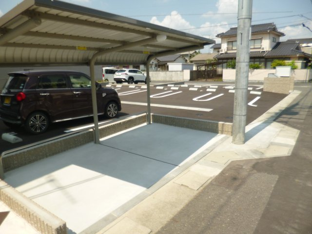 倉敷市大内のアパートのその他共用部分|駐輪場