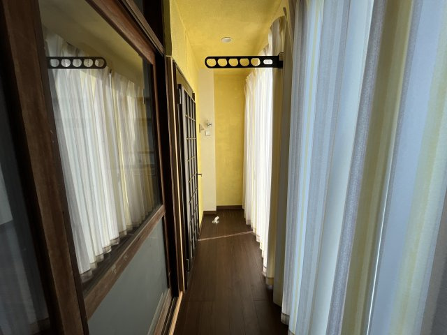 西八代戸建のバルコニー