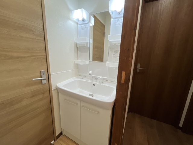 西八代戸建の洗面所