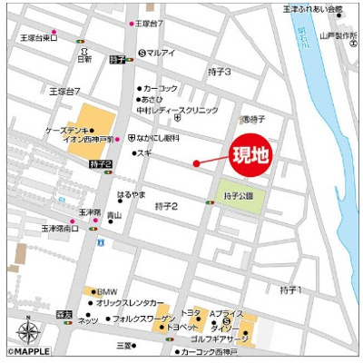 【地図】 | 神戸市西区持子2丁目　新築戸建　仲介手数料無料！ | 西区持子2　新築戸建　仲介手数料無料！