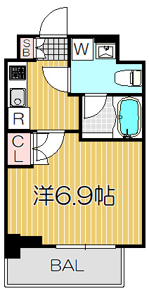 【間取り】 | プラウドフラット戸越公園