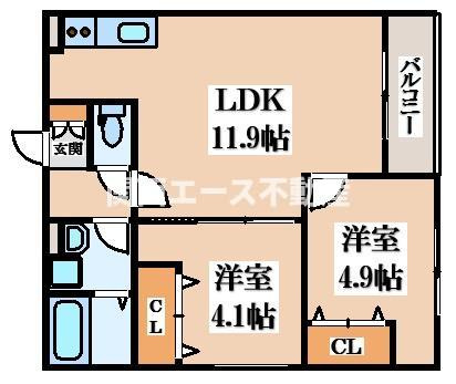 【間取り】 | AVANTIO KOSAKA