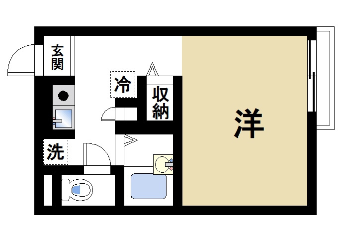 レオパレスシプレの間取り|家具・家電付きのお一人暮らしにぴったりなお部屋です♪