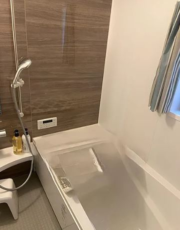 【中古】坂戸市にっさい花みず木築浅中古住宅の浴室|日々の疲れを癒すお風呂付です