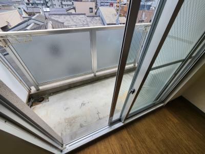 ウエストヴィラージュⅡのバルコニー|東向きバルコニー