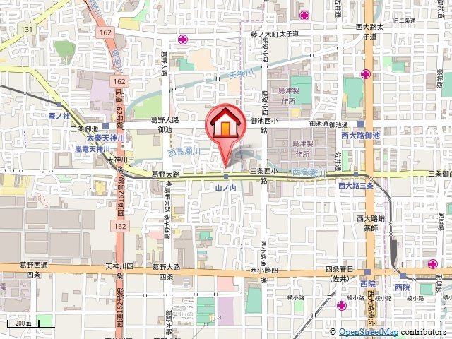 ウエストヴィラージュⅡの地図