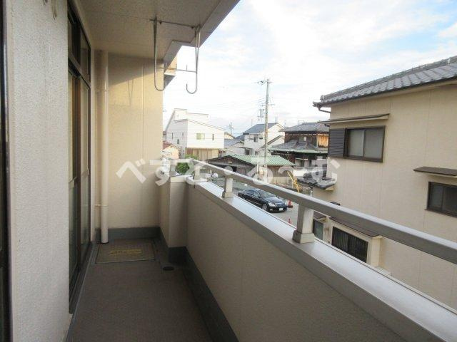 マンションサエイのバルコニー