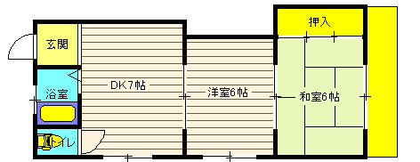 明石ロイヤルマンションの間取り
