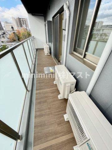 シスネ難波宮のバルコニー