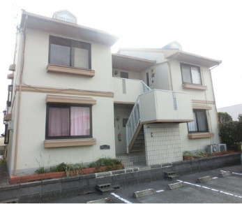 熊本市南区江越２丁目のアパートの外観