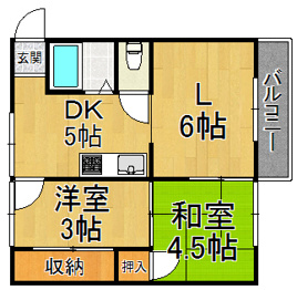 シャロン星の荘の間取り