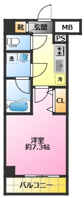 クレヴィスタ武蔵中原Ⅱの間取り|オートロック・宅配ボックス完備♪