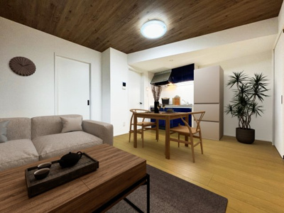 【居間・リビング】 | LE COCON 蟹江