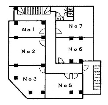 【間取り】 | 南呉服町ビル【　名古屋の貸事務所・貸オフィス　】