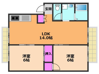【間取り】 | プラムコート